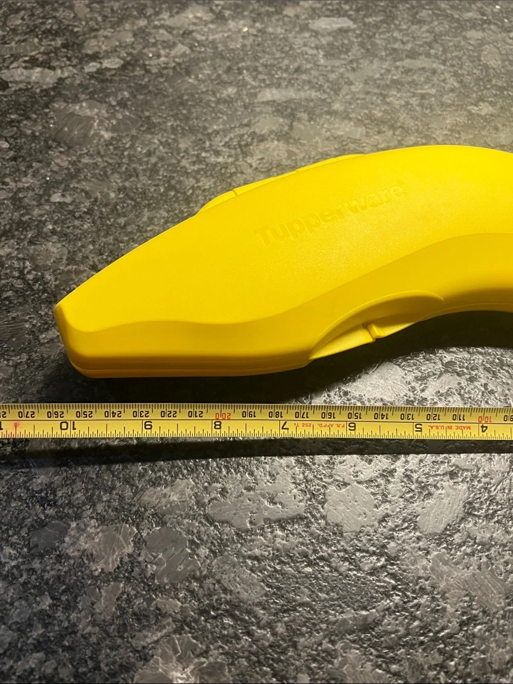 Tupperware Yellow Banana Keeper or snack container Like new